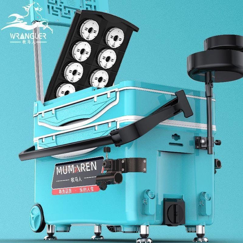 A new, super-light multi-purpose station fishing kit full of high-seasable fishing gear boxes